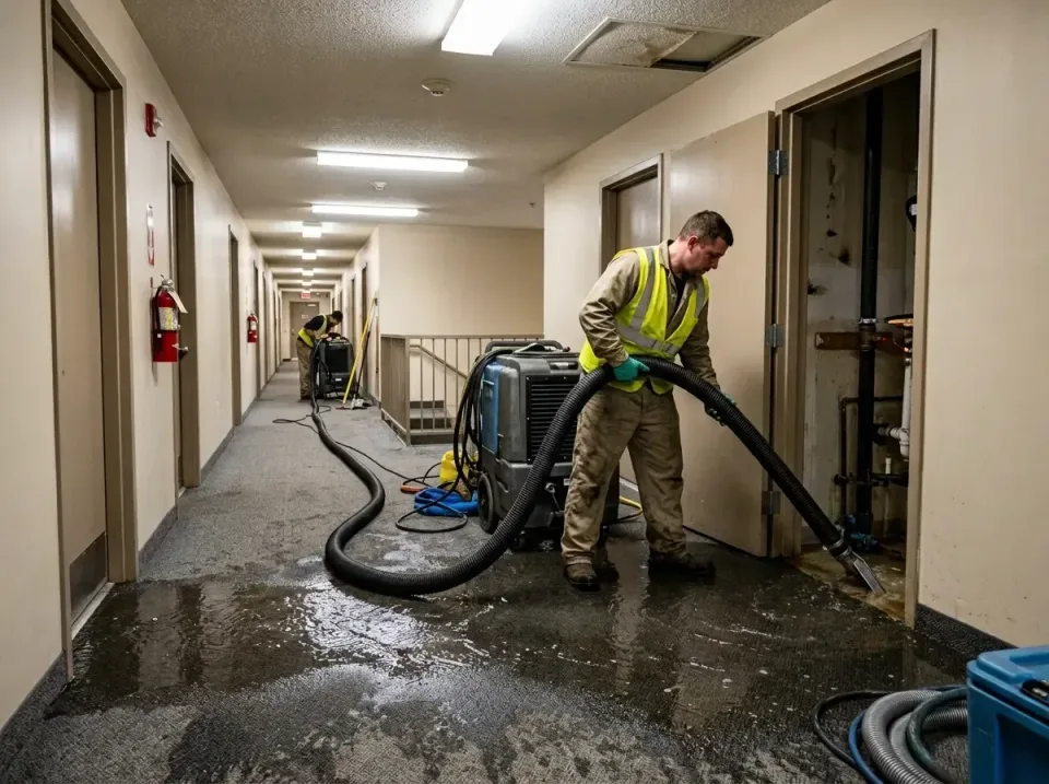 multi-unit-apartment-hallway-f-005 — frequently asked questions, Emergency Burst Pipe Water Extraction & Removal in New Balt…